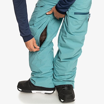 Spodnie snowboardowe Quiksilver Utility Bib brittany blue 2024 - 7