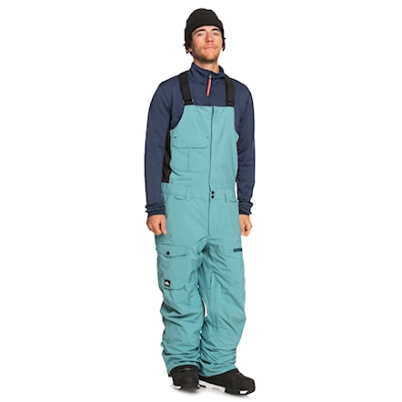 Spodnie snowboardowe Quiksilver Utility Bib brittany blue 2024 - 1