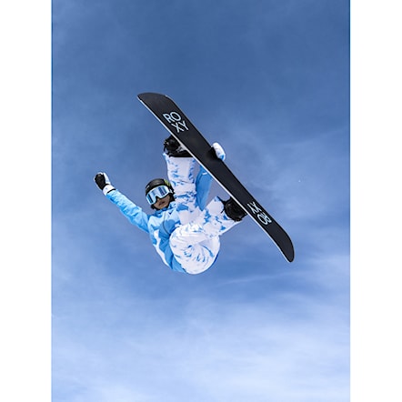 Snowboard Pants Roxy Chloe Kim Pant azure blue clouds