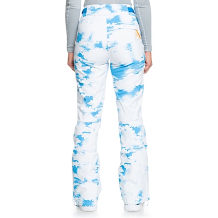 Kalhoty na snowboard Roxy Chloe Kim Pant azure blue clouds 2024 - 4
