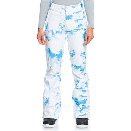 Kalhoty na snowboard Roxy Chloe Kim Pant azure blue clouds 2024 - 1