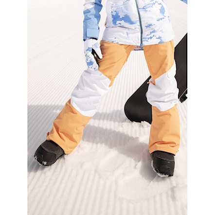 Kalhoty na snowboard Roxy Chloe Kim Woodrose mock orange 2024 - 16
