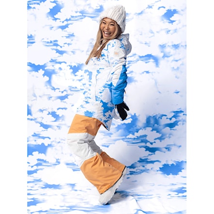 Nohavice na snowboard Roxy Chloe Kim Woodrose mock orange 2024 - 18