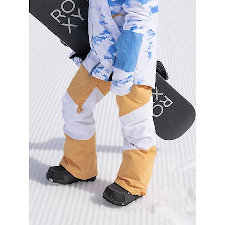 Spodnie snowboardowe Roxy Chloe Kim Woodrose mock orange 2024 - 9