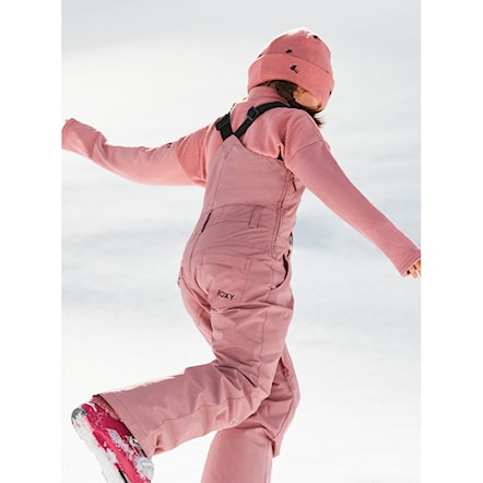 Spodnie snowboardowe Roxy Non Stop Bib dusty rose 2024 - 5