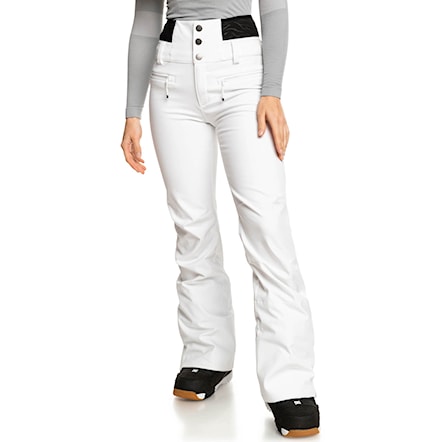Spodnie snowboardowe Roxy Rising High bright white 2023 - 1