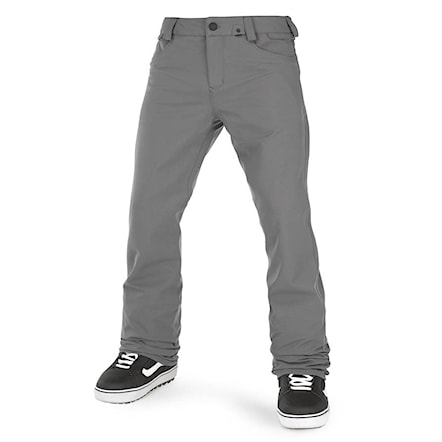 Kalhoty na snowboard Volcom 5-Pocket Tight dark grey 2023 - 1