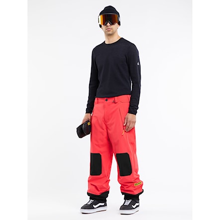 Spodnie snowboardowe Volcom Longo Gore-Tex Pant orange 2024 - 3