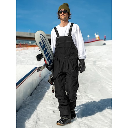 Spodnie snowboardowe Volcom Roan Bib Overall black 2024 - 3