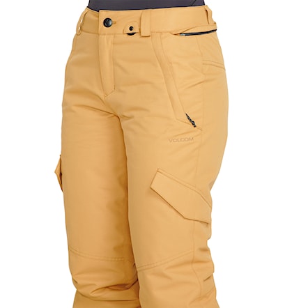 Kalhoty na snowboard Volcom Wms Bridger Ins Pant caramel 2023 - 3