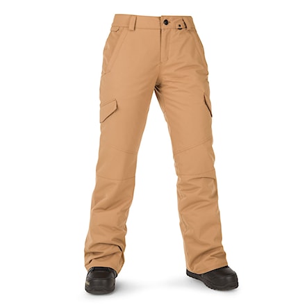 Kalhoty na snowboard Volcom Wms Bridger Ins Pant caramel 2023 - 1