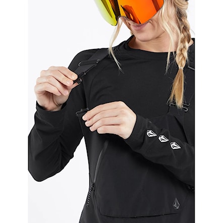 Spodnie snowboardowe Volcom Wms Elm Stretch Gore Bib Overall black 2024 - 8