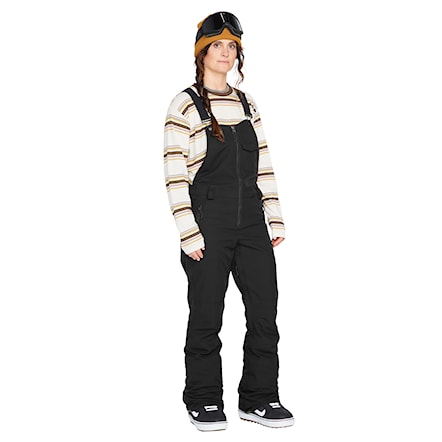 Kalhoty na snowboard Volcom Wms Swift Bib Overall black 2023 - 1
