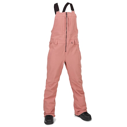 Kalhoty na snowboard Volcom Wms Swift Bib Overall earth pink 2024 - 1
