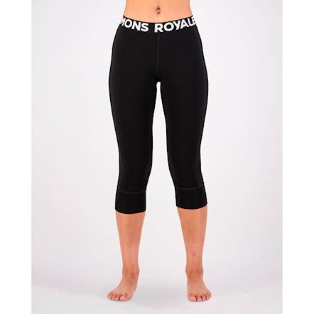 Underpants ¾ Mons Royale Wms Cascade Merino Flex 200 3/4 Legging black 2025 - 3