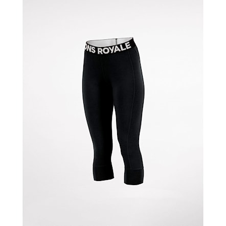 Underpants ¾ Mons Royale Wms Cascade Merino Flex 200 3/4 Legging black 2025 - 8