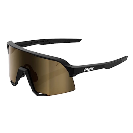 Bike Sunglasses and Goggles 100% S3 soft tact black | soft gold mirror 2024 - 1