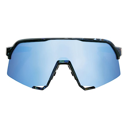 Okulary rowerowe 100% Speedcraft black holographic | hiper blue multi mirror 2024 - 2