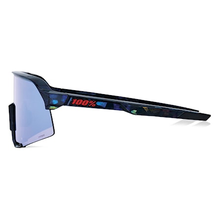 Bike Sunglasses and Goggles 100% Speedcraft black holographic | hiper blue multi mirror 2024 - 3
