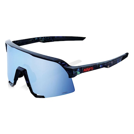 Bike Sunglasses and Goggles 100% Speedcraft black holographic | hiper blue multi mirror 2024 - 1