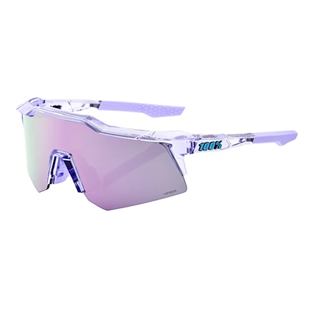 Bike Sunglasses and Goggles 100% Speedcraft XS polished translucent lavender | hiper lavender mirror 2024 - 1
