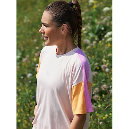 Fitness T-shirt Roxy Essential Energy Cblock peach whip 2023 - 4