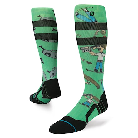 Snowboard Socks Stance Dad Cam green 2018 - 1