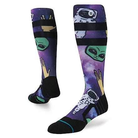 Snowboard Socks Stance Space Out purple 2018 - 1