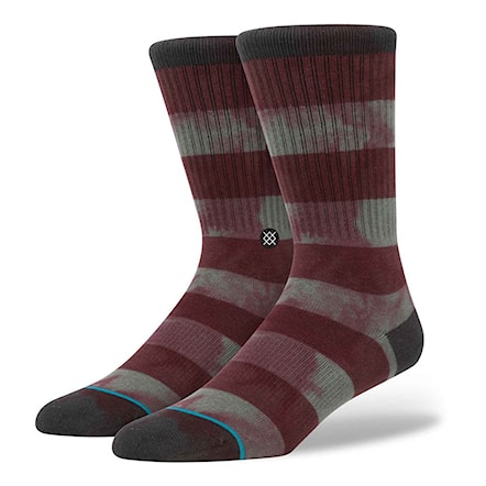 Ponožky Stance Wells burgundy 2018 - 1