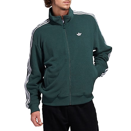 Street Jacket Adidas Bouclette mineral green/white 2020 - 1