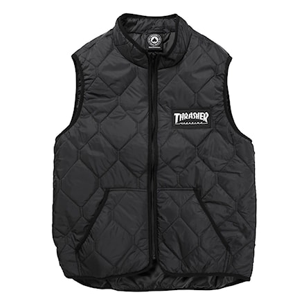 Street Jacket Thrasher Magazine Logo Vest black 2019 - 1