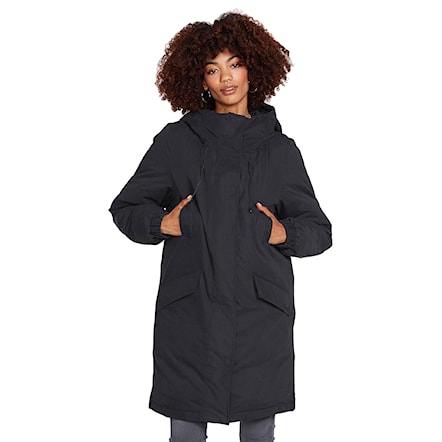 Kurtka zimowa do miasta Volcom Sleepi Puff Parka black 2023 - 1