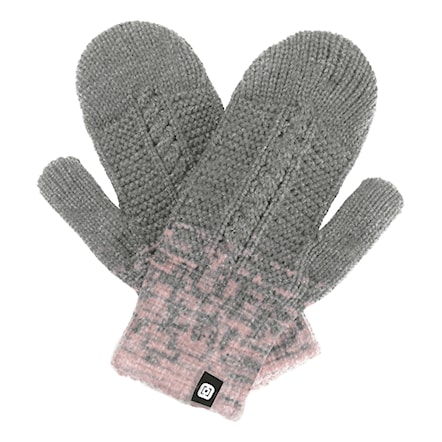 Street Gloves Horsefeathers Dani gray/pink 2024 - 1