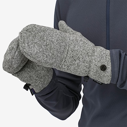 Street rękawice Patagonia Better Sweater Gloves birch white 2024 - 2