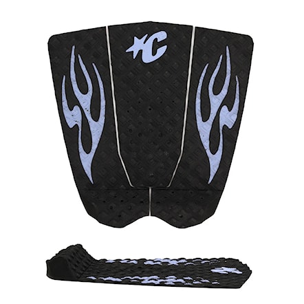 Surfboard Grip Pad Creatures Griffin Colapinto Lite Ecopure black purple haze flames - 1