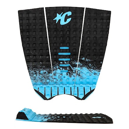 Surfboard Grip Pad Creatures Mick Fanning black fade cyan - 1