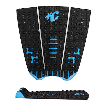Surfboard Grip Pad Creatures Mick Fanning Loc-Lite Ecopure carbon cyan - 1