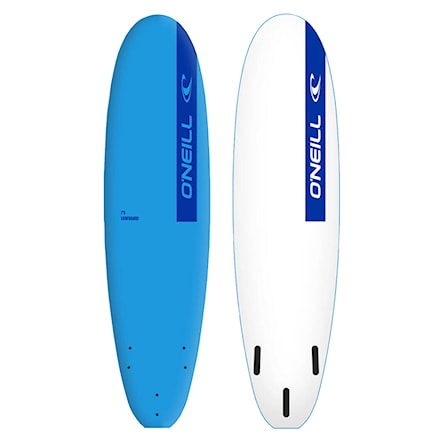 Surfboard Fins O'Neill Malibu 7' blue/blue 2019 - 1