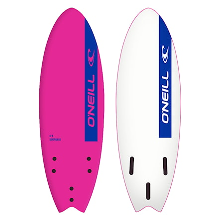 Surfboard Fins O'Neill Ripper 5' 6" pink/blue 2019 - 1
