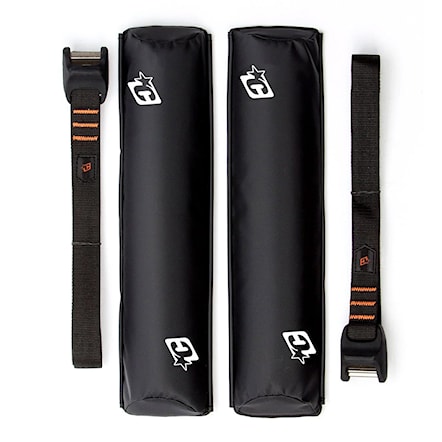 Surfboard Straps Creatures Aero Rax Silicon black orange - 2
