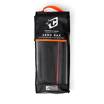 Surfboard Straps Creatures Aero Rax Silicon black orange - 4