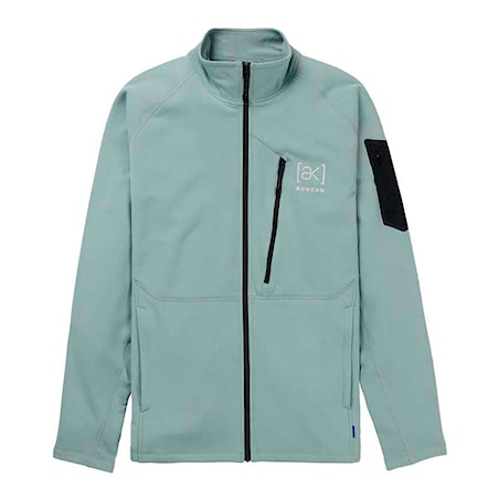 Technická mikina Burton [ak] Baker Stretch Fleece FZ petrol green 2025 - 1