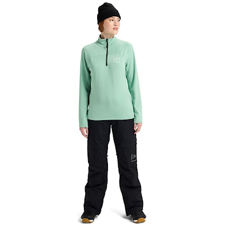 Technická mikina Burton [ak] Wms Helium Grid Fleece Qtz soft sage 2026 - 5