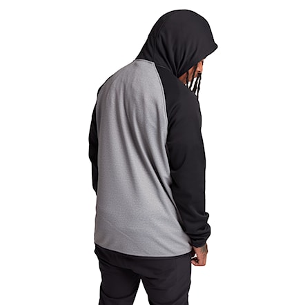 Technical Hoodie Burton Crown Weatherproof Pullover grey heather/true black 2025 - 2