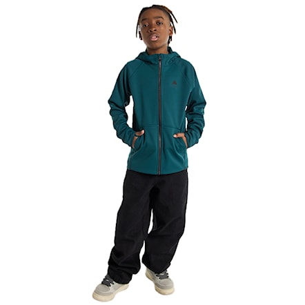 Technical Hoodie Burton Kids Crown WPF FZ deep emerald 2025 - 3