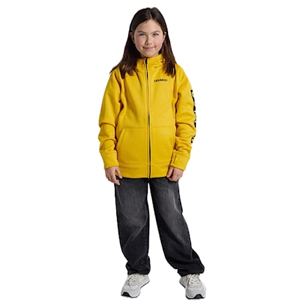 Technická mikina Burton Kids Oak FZ goldenrod heather 2025 - 5