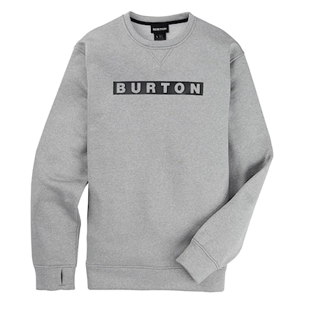 Bluza techniczna Burton Oak Crew grey heather 2026 - 1