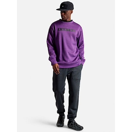 Technical Hoodie Burton Oak Crew imperial purple heather 2025 - 4