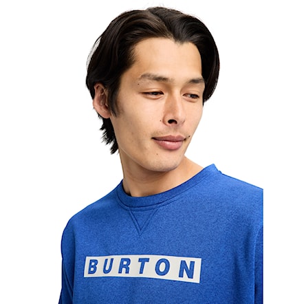 Technická mikina Burton Oak Crew jake blue heather 2026 - 3