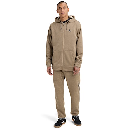 Technická mikina Burton Oak FZ summit taupe heather 2026 - 5